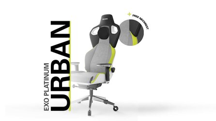 RECARO Exo Platinum Urban Gaming-Stuhl jetzt mit kostenloser Nackenstütze kaufen [Anzeige]