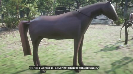 Eckige Pferde, Menschen ohne Gesicht: So absurd ist Red Dead 2 in Ultra-Low-Grafik