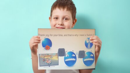 Sohn möchte unbedingt eine Switch 2 und ist bereit, dafür zu außergewöhnlichen Mitteln zu greifen: PowerPoint
