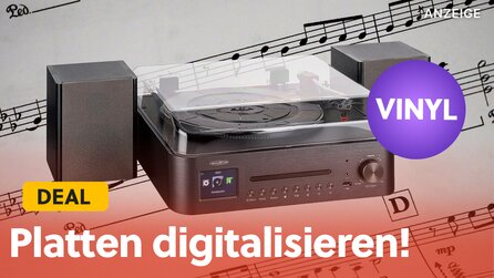 Schon fast ausverkauft: Retro-Plattenspieler mit Musikanlage zum Hammerpreis bei Amazon!
