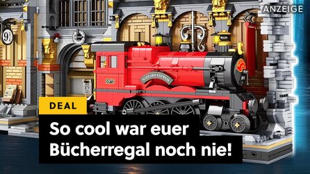 Gleis 9¾ fürs Bücherregal: Was LEGO Harry Potter nicht bringt, macht halt die Konkurrenz mit Licht und fast 2.800 Teilen!