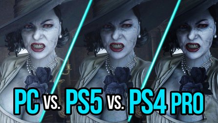 Resident Evil 8 Village - PC vs. PS5 vs. PS4 Pro Grafikvergleich