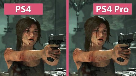 Rise of the Tomb Raider - PS4 gegen PS4 Pro im 1080p Modus mit verbesserter Grafik