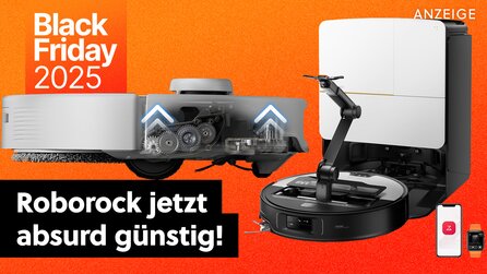 Roborock Saros Saugroboter auch nach dem Black Friday richtig günstig: Ein echter Roboter mit Greifarm!