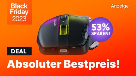 Über 100 Stunden Akku und bis zu 100 Mio. Klicks: Kabellose Gaming-Maus jetzt mit 53% Rabatt beim Amazon Black Friday!