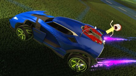 Rocket League - Besser als Szechuan-Soße: Rick and Morty fahren mit