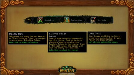 World of Warcraft: Mists of Pandaria - Talent-System 2.0 Änderungen