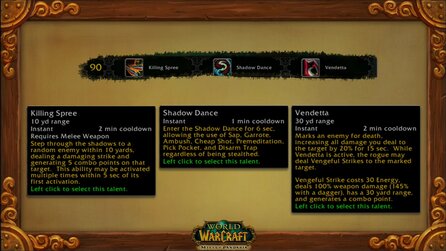 World of Warcraft: Mists of Pandaria - Talent-System 2.0 Änderungen