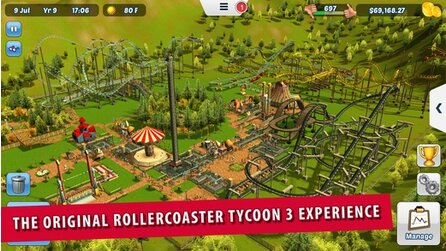Rollercoaster Tycoon 3 - Screenshots aus der Mobile-Version