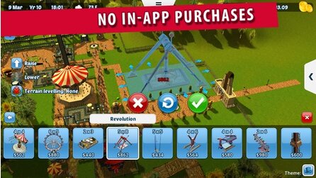 Rollercoaster Tycoon 3 - Screenshots aus der Mobile-Version