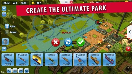 Rollercoaster Tycoon 3 - Screenshots aus der Mobile-Version
