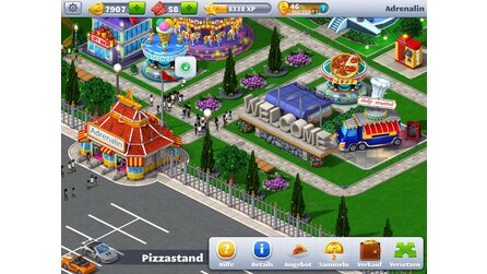 RollerCoaster Tycoon 4 Mobile - Screenshots aus der iOS-Version