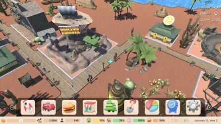 Rollercoaster Tycoon Adventures Deluxe - Screenshots zur Neuauflage des Achterbahnspiels