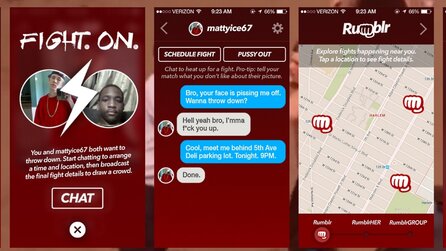 Rumblr - App als Tinder für Schlägereien