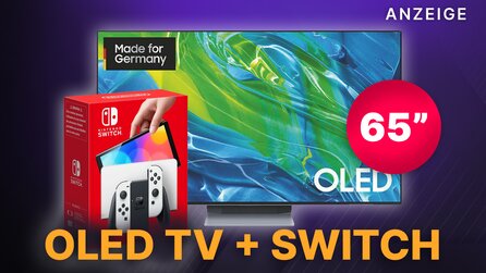 Samsung 4K OLED Smart TV mit 65 Zoll, gratis Nintendo Switch OLED + 40% Rabatt bei MediaMarkt schnappen!