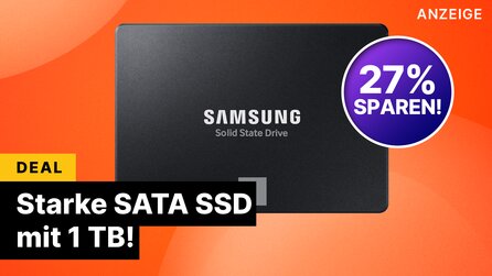 Schnappt euch jetzt eine günstige SATA SSD mit gleich 1 TB!