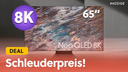 Wer zu diesem Preis 4K kauft ist selber schuld: 65 Zoll 8K Smart TV von Samsung zum Knallerpreis im Angebot!