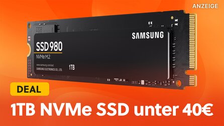 Preis-Leistungs-Hit von Samsung: Die 980 NVMEe SSD gibt’s mit kleinem Umweg jetzt schon für unter 40€!