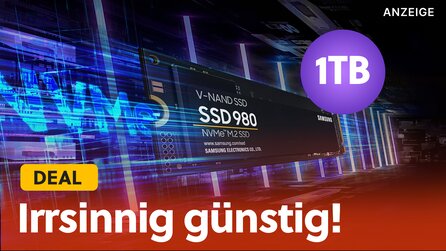 Samsung 980 1TB SSD absurd günstig: Amazon wirft euch den Gamer-Liebling gerade hinterher!