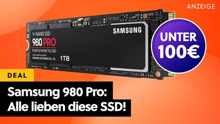 Fast 30.000 Amazon-Kunden lieben diese SSD - und sie kostet jetzt keine 100€: Samsung 980 Pro im Angebot!