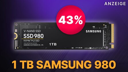 1TB Samsung 980: Schnelle NVMe SSD mit viel Speicherplatz jetzt 43% reduziert im Angebot bei Amazon