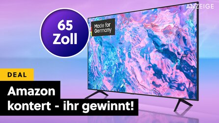 Amazon kontert die MediaMarkt MwSt.-Aktion und bietet einen 65 Zoll Samsung 4K TV einfach noch günstiger an!