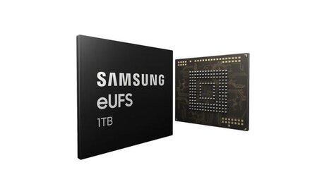 1,0 TByte Speicher für Smartphones - Samsung fertigt den Chip, Galaxy S10 das erste TByte-Modell?