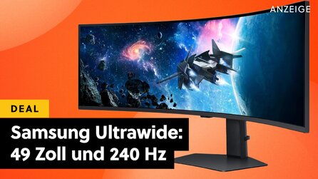 Einer der spektakulärsten Gaming-Monitore im Sale: Samsung Odyssey G95C mit 49 Zoll Ultrawide