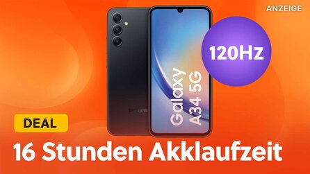 5G-Handy mit 120Hz-AMOLED: Das Samsung Galaxy A34 gibt es jetzt wahnsinnig günstig bei Amazon
