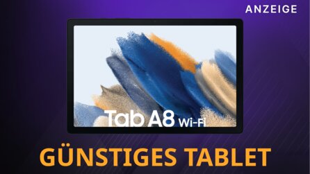 Mit dem Samsung Galaxy A8 bekommt ihr gerade ein günstiges Allrounder-Tablet!