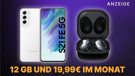 Samsung Galaxy S21 mit gratis In-Ear-Kopfhörern im Hammer-Tarif