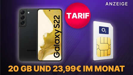Samsung Galaxy S22: Jetzt günstig im Tarif mit 20 GB Datenvolumen sichern