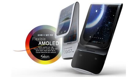 Samsung Galaxy Skin - Smartphone mit biegsamem AMOLED-Bildschirm