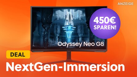 Fast 500€ Rabatt auf Samsung Curved Gaming-Monitor: Mit 4K und 240Hz jetzt im Amazon-Angebot zum Schleuderpreis