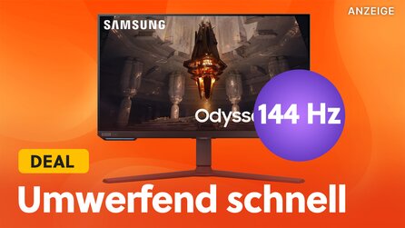 28 Zoll, 144Hz + 1 ms Reaktionszeit: Samsung Odyssey UHD Gaming Monitor zum neuen Tiefstpreis günstiger denn je