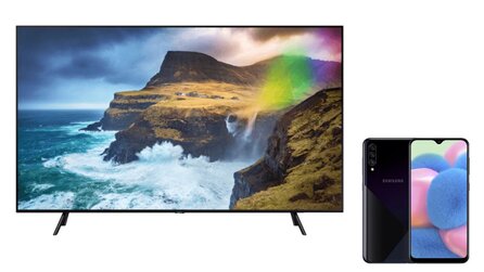 55 Zoll Samsung QLED-TV + Galaxy A30s für nur 899€ im Saturn-Prospekt [Anzeige]