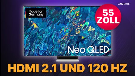 55 Zoll Samsung Neo QLED 4K Smart TV mit HDMI 2.1 und 120 Hz unglaublich günstig bei Amazon
