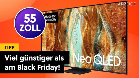 Black Friday geschlagen: Samsung Neo QLED 4K Smart TV mit 55 Zoll zum Rausschmisspreis bei Amazon!