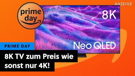 8K TV günstig wie sonst 4K: Ein Samsung Neo QLED 8K TV ist am Prime Day im Angebot richtig günstig - letzte Chance!