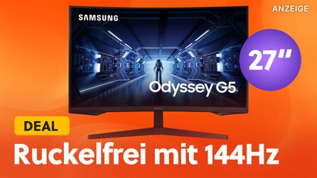 Samsung Odyssey G5 für nicht mal 250€: Einen der besten WQHD-Gaming-Monitore gibt es jetzt im Angebot