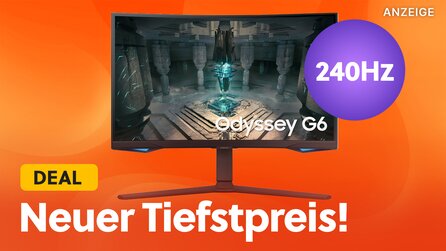 Curved-Gaming-Monitor mit 1440p und 240Hz: Samsung Odyssey G6 zum neuen Tiefstpreis – aber nicht mehr lang!