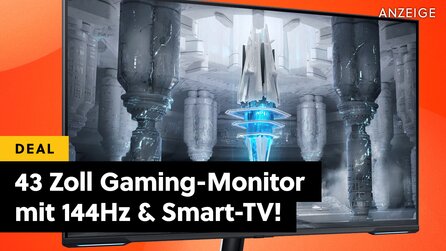 Riesiger Samsung 4K-Monitor mit 144Hz und über einem Meter Diagonale im Angebot bei Amazon!