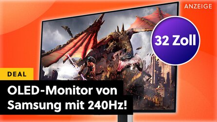 OLED, 4K und 240Hz: Samsung Odyssey Gaming-Monitor mit überragender 32-Zoll-Bildschirmdiagonale jetzt schonungslos reduziert!