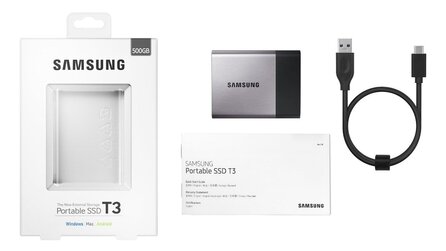 Samsung Portable SSD mit 500 GB um 35% reduziert - Amazon Tagesangebote am 12. Dezember