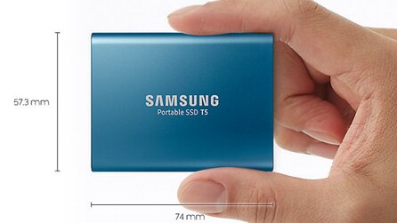 Samsung Portable SSD T5 - Schneller, verschlüsselter Speicher für unterwegs