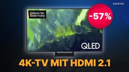 Gaming-TV mit HDMI 2.1 und 120 Hz: Samsung QLED-Fernseher im Top-Angebot