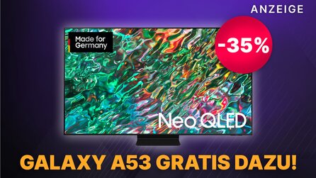 Gratis Galaxy A53 dazu: Samsung Neo QLED-TV mit HDMI 2.1 im Angebot