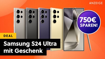 Teaserbild für Android-Flaggschiff Samsung Galaxy S24 Ultra mit 750€ Rabatt und Geschenk im Wert von 400€ - aber nur kurz!