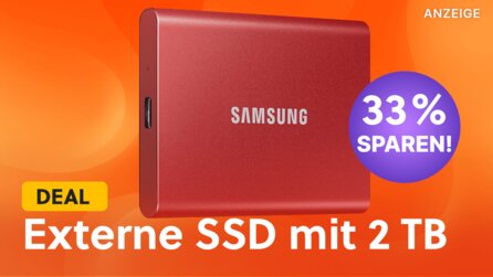 2 TB speichern und mitnehmen: Externe Samsung T7 SSD im Angebot