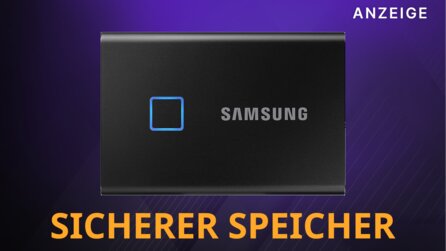 Externe 2 TB SSD im Angebot: Auf der Samsung T7 sind eure Daten besonders sicher